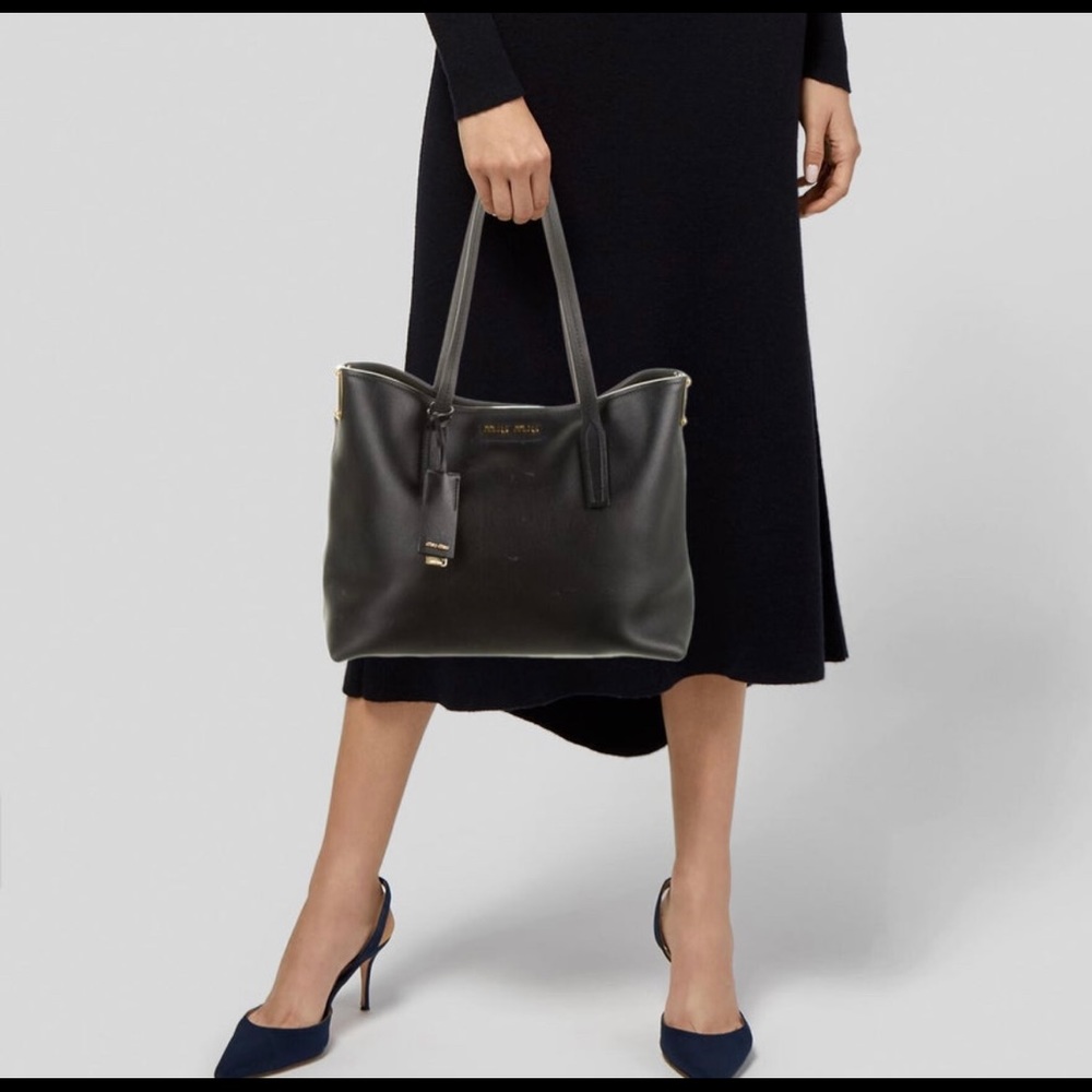 Miu Miu Black Tote - TRR Authenticated